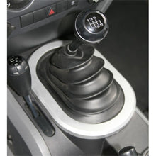 Load image into Gallery viewer, Rugged Ridge 07-10 Jeep Wrangler JK w/ Manual Transmission Silver Shifter Bezel Trim
