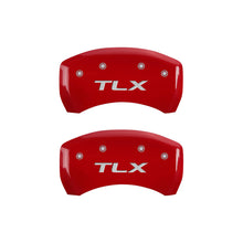 Load image into Gallery viewer, MGP 4 Caliper Covers Engraved Front Acura Engraved Rear TLX Yellow finish black ch
