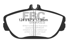 Load image into Gallery viewer, EBC 94-00 Ford Taurus 3.0 Yellowstuff Front Brake Pads
