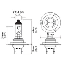Load image into Gallery viewer, Hella Bulb H7 12V 55W PX26d T4.6 LONGLIFE
