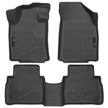 Load image into Gallery viewer, Husky Liners 2016 Nissan Maxima WeatherBeater Front and Second Row Black Floor Liners
