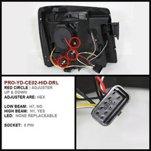 Load image into Gallery viewer, Spyder Cadillac Escalade 02-06 Projector Xenon/HID Model- LED Halo DRL Blk PRO-YD-CE02-HID-DRL-BK

