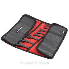 Load image into Gallery viewer, Go Rhino XVenture Gear Tool Wrench Roll - Small (3.5x3.5in. Closed) 12oz Waxed Canvas - Black
