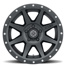 Load image into Gallery viewer, ICON Rebound Pro 17x8.5 5x4.5 0mm Offset 4.75in BS 71.5mm Bore Satin Black Wheel
