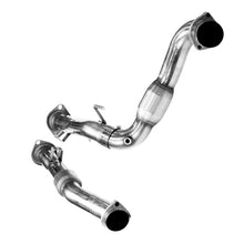 Load image into Gallery viewer, Kooks 06-10 Jeep SRT8 6.1L 3in In x 3in OEM Out GREEN Cat SS Conn. Pipes Kooks HDR Req
