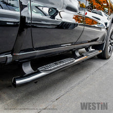 Load image into Gallery viewer, Westin 19-20 Chevrolet/GMC Silverado/Sierra 1500 Double Cab PRO TRAXX 4 Oval Nerf Step Bars - Black
