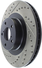Load image into Gallery viewer, StopTech 02-10 Subaru WRX Slotted &amp; Drilled Right Front Rotor (exc. STi)

