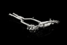 Load image into Gallery viewer, Akrapovic 10-14 AMG SLS Coupe/Roadster Evolution Line Cat Back (Titanium) w/ Carbon Tips

