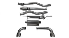 Load image into Gallery viewer, Corsa 12-14 BMW 335i Sedan AWD F30 3in Polished Touring Dual Rear Single 3.5in Tip Cat-Back Exhaust

