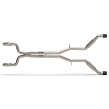 Load image into Gallery viewer, Kooks 16+ Chevy Camaro SS 6.2L 3in GREEN Cat Strt Screamer Exhaust w/Black Tips (Use w/Kooks Header)
