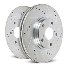 Load image into Gallery viewer, Power Stop 09-10 Audi A6 Quattro Front Evolution Drilled &amp; Slotted Rotors - Pair
