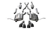 Load image into Gallery viewer, Corsa 14-16 Jeep Grand Cherokee Summit Edition Black 2.5in Dual Rear Exit Cat-Back Exhaust
