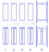 Load image into Gallery viewer, King Small Block Chevy BI-Metal Main Bearing Set
