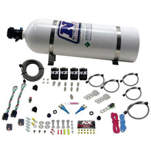 Load image into Gallery viewer, Nitrous Express Ford EFI Dual Stage Nitrous Kit (50-150HP x 2) w/15lb Bottle
