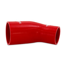 Load image into Gallery viewer, Mishimoto Silicone Reducer Coupler 45 Degree 2.5in to 3in - Red
