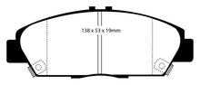 Load image into Gallery viewer, EBC 92-96 Honda Prelude 2.2 Yellowstuff Front Brake Pads
