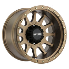 Load image into Gallery viewer, Method MR605 NV 20x10 -24mm Offset 8x180 124.1mm CB Method Bronze Wheel
