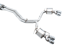 Load image into Gallery viewer, AWE Tuning 19-23 Audi C8 S6/S7 2.9T V6 AWD Touring Edition Exhaust - Chrome Silver Tips
