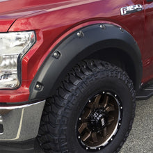 Load image into Gallery viewer, Bushwacker 17-20 Ford F-250 Super Duty / F-350 Super Duty Pocket Style Flares 4pc - Agate Black Met
