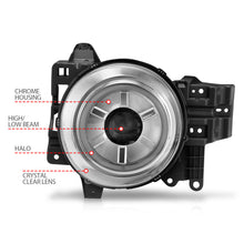 Load image into Gallery viewer, ANZO 2007-2013 Toyota Fj Cruiser Projector Headlights w/ Halo Chrome

