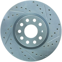 Load image into Gallery viewer, StopTech Select Sport 06-17 Volkswagen Jetta Slotted &amp; Drilled Front Left Rotor
