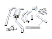 Load image into Gallery viewer, AWE Tuning 18-21 Volkswagen Jetta GLI Mk7 Track Exhaust - Chrome Silver Tips (Fits High-Flow DP)
