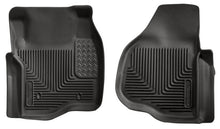 Load image into Gallery viewer, Husky Liners 11-12 Ford F250/F350/F450 Series Reg/Super/Crew Cab X-Act Contour Black Floor Liners
