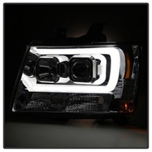 Load image into Gallery viewer, Spyder 07-14 Chevy Suburban/1500/2500/Tahoe V2 Projector Headlights Chrome PRO-YD-CSUB07V2-DRL-C
