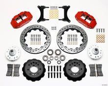 Load image into Gallery viewer, Wilwood Narrow Superlite 6R Front Hub Kit 12.88in Drill Red 79-87 GM G Body

