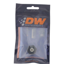 Load image into Gallery viewer, DeatschWerks 8AN ORB Male Plug Fitting with 1/8in NPT Gauge Port - Anodized Matte Black
