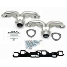 Load image into Gallery viewer, JBA 57-74 Chevrolet Corvette 265-400 SBC 1-5/8in Primary Silver Ctd Tight Tuck Header

