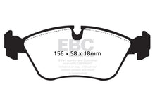 Load image into Gallery viewer, EBC 93-97 Volvo 850 2.3 Turbo Ultimax2 Front Brake Pads
