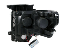 Load image into Gallery viewer, ANZO 2009-2014 Ford F-150 Projector Headlights w/ Halo Black (CCFL) G2
