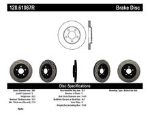 Load image into Gallery viewer, StopTech 05-10 Ford Mustang V6/4.0L / GT V8/4.6L Cross Drilled Right Rear Rotor
