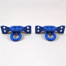 Load image into Gallery viewer, Ford Racing 17-22 Super Duty Tow Hooks - Blue (Pair)
