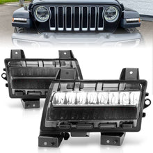 Load image into Gallery viewer, ANZO 2018-2021 Jeep Wrangler LED Side Markers Chrome Housing Smoke Lens w/ Seq. Signal Sport Bulb
