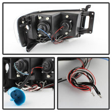 Load image into Gallery viewer, Spyder Dodge Ram 1500 02-05/Ram 2500 03-05 Projector Headlights LED Halo LED Blk PRO-YD-DR02-HL-BK
