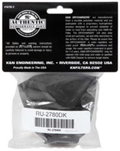Load image into Gallery viewer, K&amp;N Air Filter Wrap Black Oval Tapered 3.75in Base I/S Width x 2.5in Top I/S Width x 2.75in H
