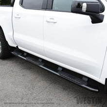 Load image into Gallery viewer, Westin 2019 Chevrolet Silverado/Sierra 1500 CC (5.5ft) PRO TRAXX 5 WTW Oval Nerf Step Bars - Black

