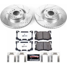 Load image into Gallery viewer, Power Stop 15-16 Hyundai Genesis Front Z26 Street Warrior Brake Kit
