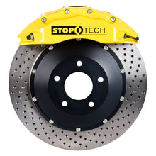 Load image into Gallery viewer, StopTech BBK 07-09 BMW 335i/335d Front 355x32 Drilled 2pc Rotors ST-60 Yellow Calipers
