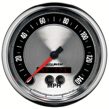 Load image into Gallery viewer, Autometer American Muscle 5in 140 MPH GPS Electric Programmable Speedometer
