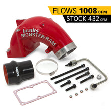 Load image into Gallery viewer, Banks Power 07.5-17 Ram 2500/3500 6.7L Diesel Monster-Ram Intake System w/Fuel Line 4.0in Red
