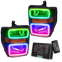 Load image into Gallery viewer, Oracle 08-10 Ford F250/350 LED HL - Black - ColorSHIFT w/ 2.0 Controller
