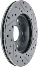 Load image into Gallery viewer, StopTech Select Sport 06-11 Honda Civic DX/EX/LX Slotted and Drilled Right Front Rotor

