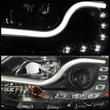 Load image into Gallery viewer, Spyder Volkswagen Jetta 11-14 Projector Headlights Halogen Light Tube DRL Blk PRO-YD-VJ11-LTDRL-BK
