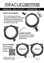 Load image into Gallery viewer, Oracle Jeep Wrangler JL/ Gladiator JT Adjustable 7in. Headlight Brackets (Pair)
