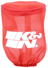 Load image into Gallery viewer, K&amp;N Drycharger Air Filter Wrap - Round Straight - Red Closed Top 3in Inside Dia x 4in Height
