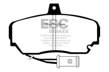 Load image into Gallery viewer, EBC 87-91 Sterling 825 2.5 Greenstuff Front Brake Pads
