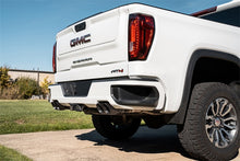 Load image into Gallery viewer, Corsa 19-23GMC Sierra 1500 Cat-Back Dual Rear Exit with Twin 4in Black Powder Coat Pro-Series Tips
